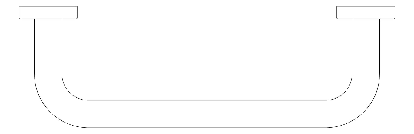 Plan Image of GrabRail Straight Plumbline Buddy Progetto 300mm