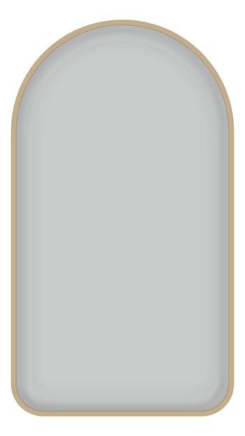 Front Image of Mirror SurfaceMount Plumbline FrameXL Arch