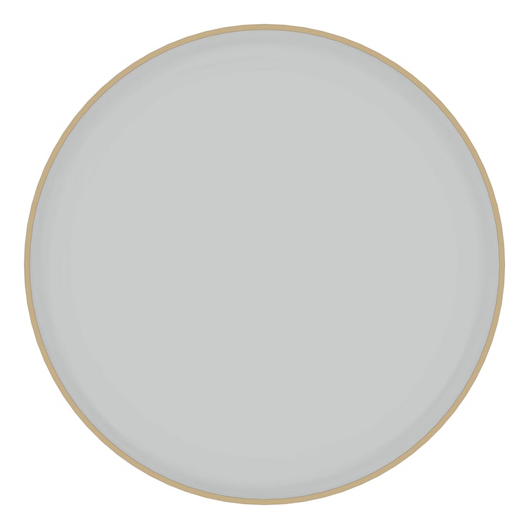 Front Image of Mirror SurfaceMount Plumbline FrameXL Round