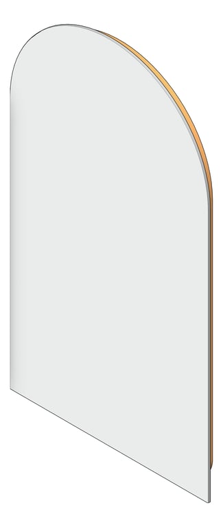 Navigate to Mirror SurfaceMount Plumbline Galaxy Backlit Arch