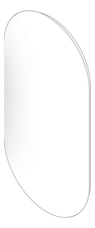 3D Documentation Image of Mirror SurfaceMount Plumbline Galaxy Backlit Pill