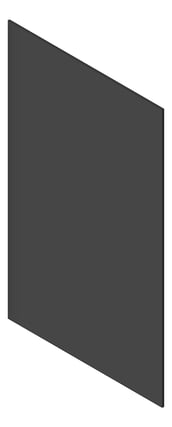 3D Shaded Image of Mirror SurfaceMount Plumbline Galaxy Backlit Rectangle