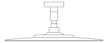 Plan Image of Mirror WallMount Plumbline Buddy Progetto Magnifying