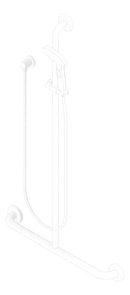 3D Documentation Image of Shower Rail Plumbline Slider
