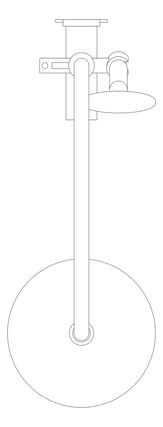 Plan Image of Shower Twin Plumbline Buddy Progetto Column