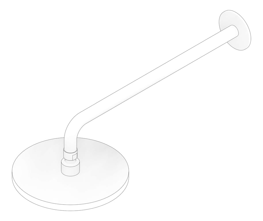 3D Documentation Image of Shower Wall Plumbline Buddy Progetto Rainhead