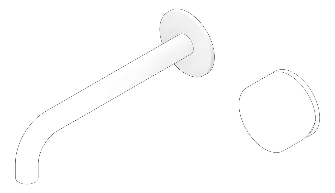 3D Documentation Image of MixerSet Wall Plumbline BuddyZero Progetto