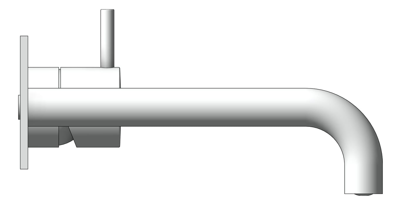 Left Image of MixerSet Wall Plumbline Buddy Backplate