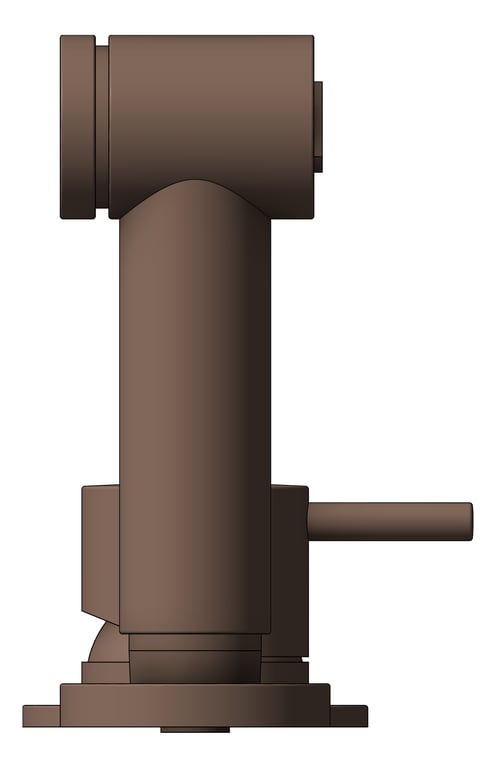 Left Image of Spout Kitchen Plumbline Buddy DeckMount RinseSpray