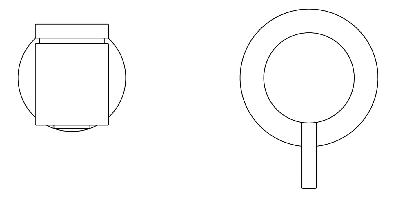 Plan Image of Spout Kitchen Plumbline Buddy DeckMount RinseSpray