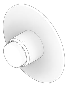 3D Documentation Image of FlushButton Wall Plumbline Progetto Tempo Urinal