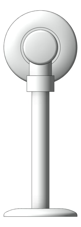 Front Image of FlushButton Wall Plumbline Progetto Zen TopInlet