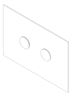 3D Documentation Image of FlushPlate Wall Plumbline Oli