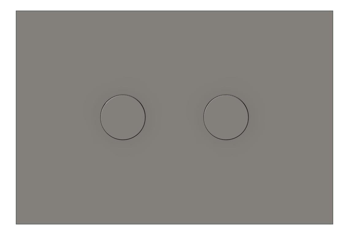 Front Image of FlushPlate Wall Plumbline Oli