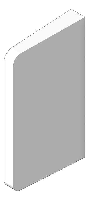 Navigate to Partition WallHung Plumbline Progetto Zen Urinal