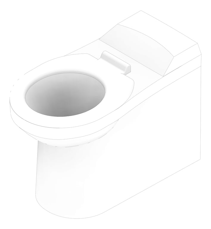 3D Documentation Image of ToiletPan Floor Plumbline Avalon70 Accessible