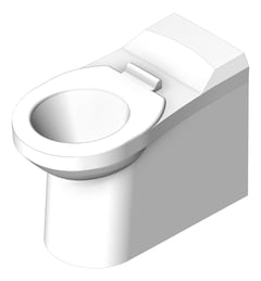 3D Shaded Image of ToiletPan Floor Plumbline Avalon70 Accessible