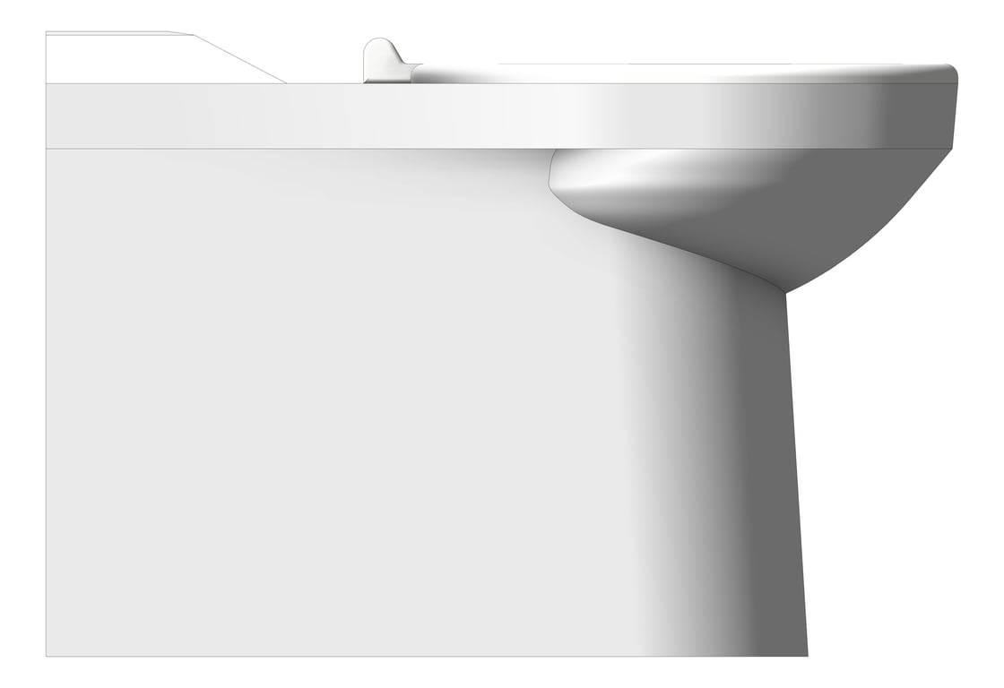 Left Image of ToiletPan Floor Plumbline Avalon70 Accessible