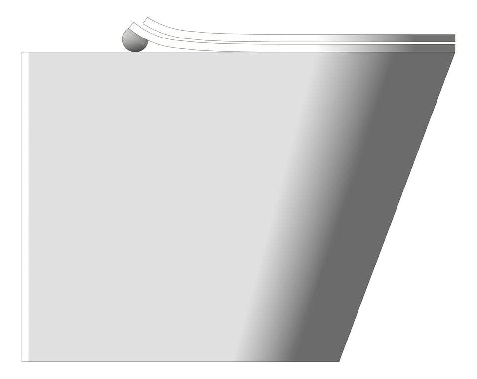 Left Image of ToiletPan Floor Plumbline Evo Slim