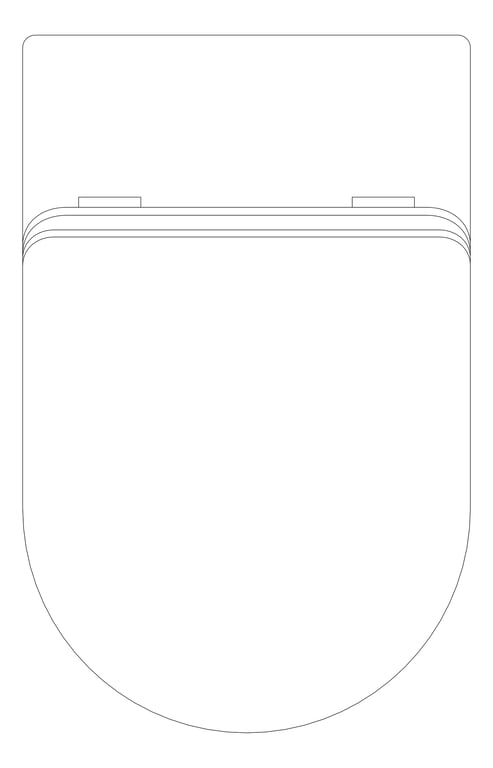 Plan Image of ToiletPan Floor Plumbline Evo Slim