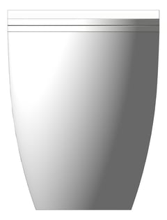 Front Image of ToiletPan Floor Plumbline Sfera SlimSeat