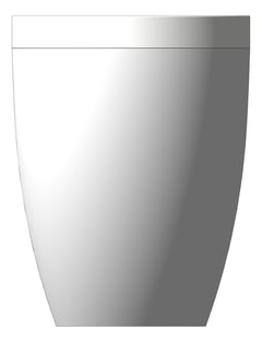 Front Image of ToiletPan Floor Plumbline Sfera ThickSeat