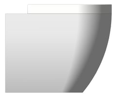 Left Image of ToiletPan Floor Plumbline Sfera ThickSeat