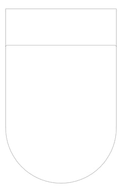 Plan Image of ToiletPan Floor Plumbline Sfera ThickSeat