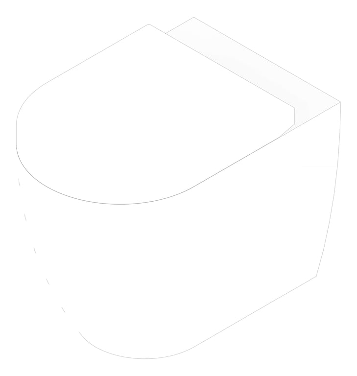 3D Documentation Image of ToiletPan Floor Plumbline ZenII