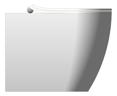 Left Image of ToiletPan Floor Plumbline ZenII Slim