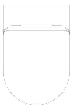 Plan Image of ToiletPan Floor Plumbline ZenII Slim