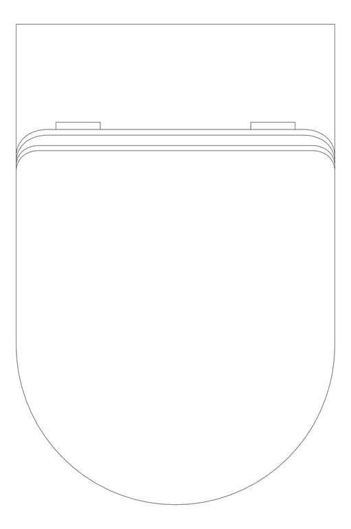 Plan Image of ToiletPan Floor Plumbline ZenII Slim
