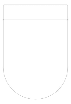 Plan Image of ToiletPan WallHung Plumbline Evo