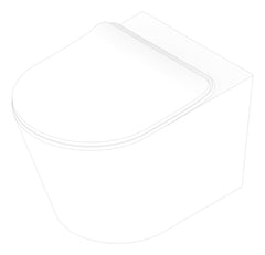 3D Documentation Image of ToiletPan WallHung Plumbline Evo Slim