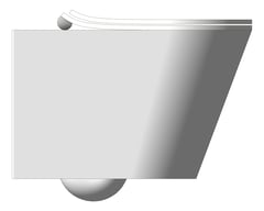 Left Image of ToiletPan WallHung Plumbline Evo Slim