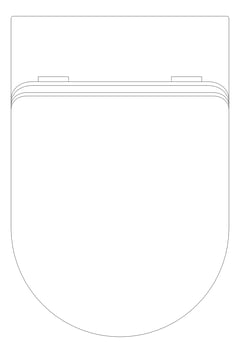 Plan Image of ToiletPan WallHung Plumbline Evo Slim