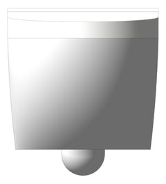 Front Image of ToiletPan WallHung Plumbline Sfera Rimless