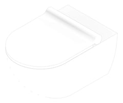 3D Documentation Image of ToiletPan WallHung Plumbline Sfera SlimSeat