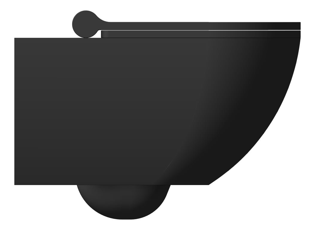 Left Image of ToiletPan WallHung Plumbline Sfera SlimSeat