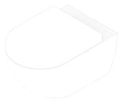3D Documentation Image of ToiletPan WallHung Plumbline Sfera ThickSeat