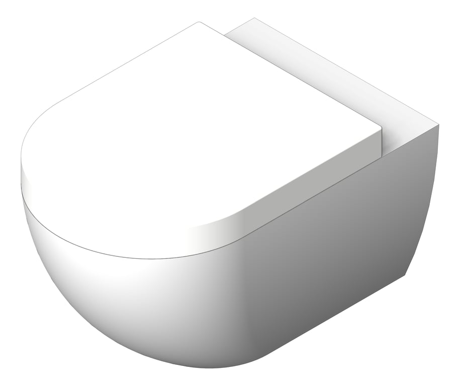 Navigate to ToiletPan WallHung Plumbline Sfera ThickSeat