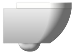 Left Image of ToiletPan WallHung Plumbline Sfera ThickSeat