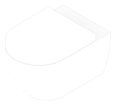 3D Documentation Image of ToiletPan WallHung Plumbline ZenII
