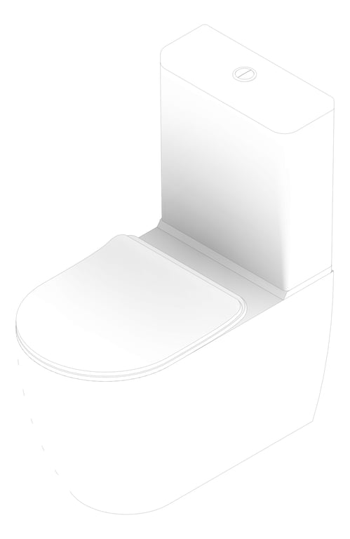 3D Documentation Image of ToiletSuite Floor Plumbline ZenII Slim