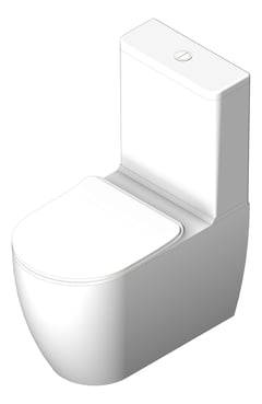 3D Shaded Image of ToiletSuite Floor Plumbline ZenII Slim