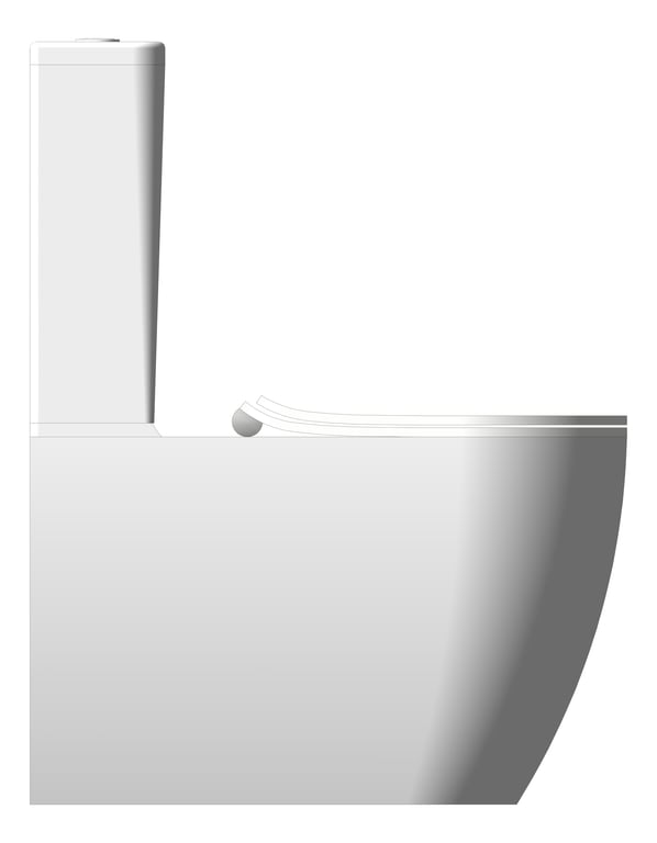 Left Image of ToiletSuite Floor Plumbline ZenII Slim