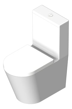 3D Shaded Image of ToiletSuite WallFaced Plumbline Evo