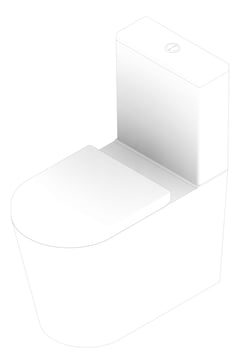 3D Documentation Image of ToiletSuite WallFaced Plumbline Evo Accessible