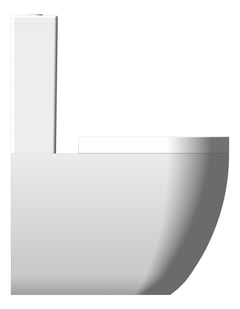 Left Image of ToiletSuite WallFaced Plumbline Sfera Rimless