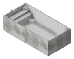 3D Presentation Image of Pool Precast Plungie Max